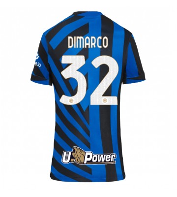 Inter Milan Federico Dimarco #32 Primera Equipación Mujer 2024-25 Manga Corta